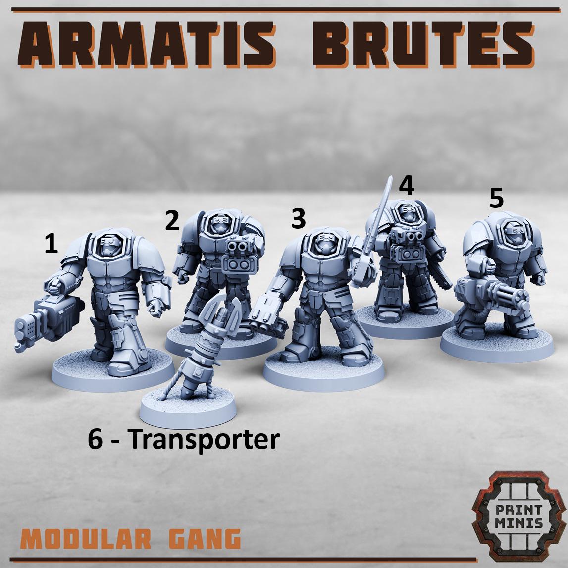 Armatis Brutes (6 Variants Available) - Print Minis
