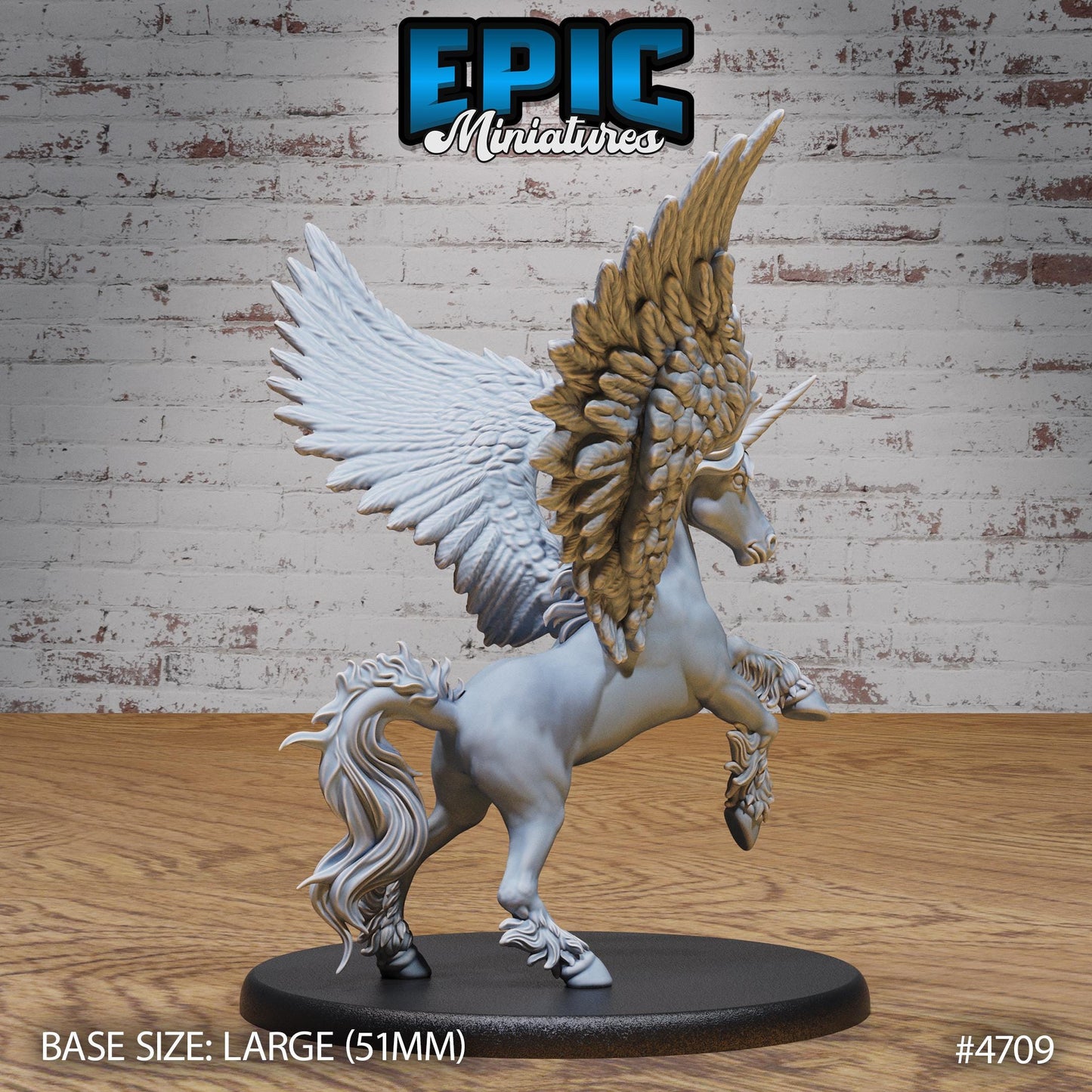 Unicorn, Winged (2 Variants) - Epic Miniatures