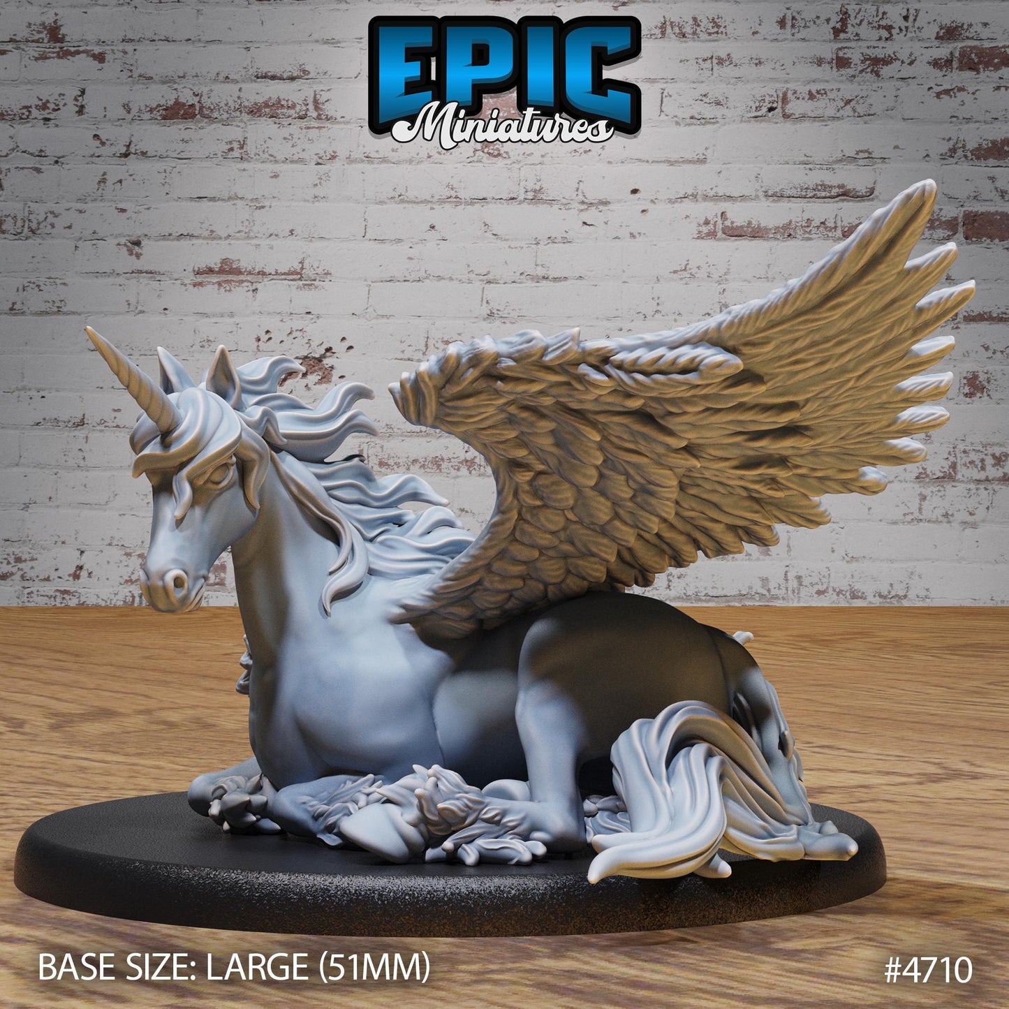 Unicorn, Winged (2 Variants) - Epic Miniatures