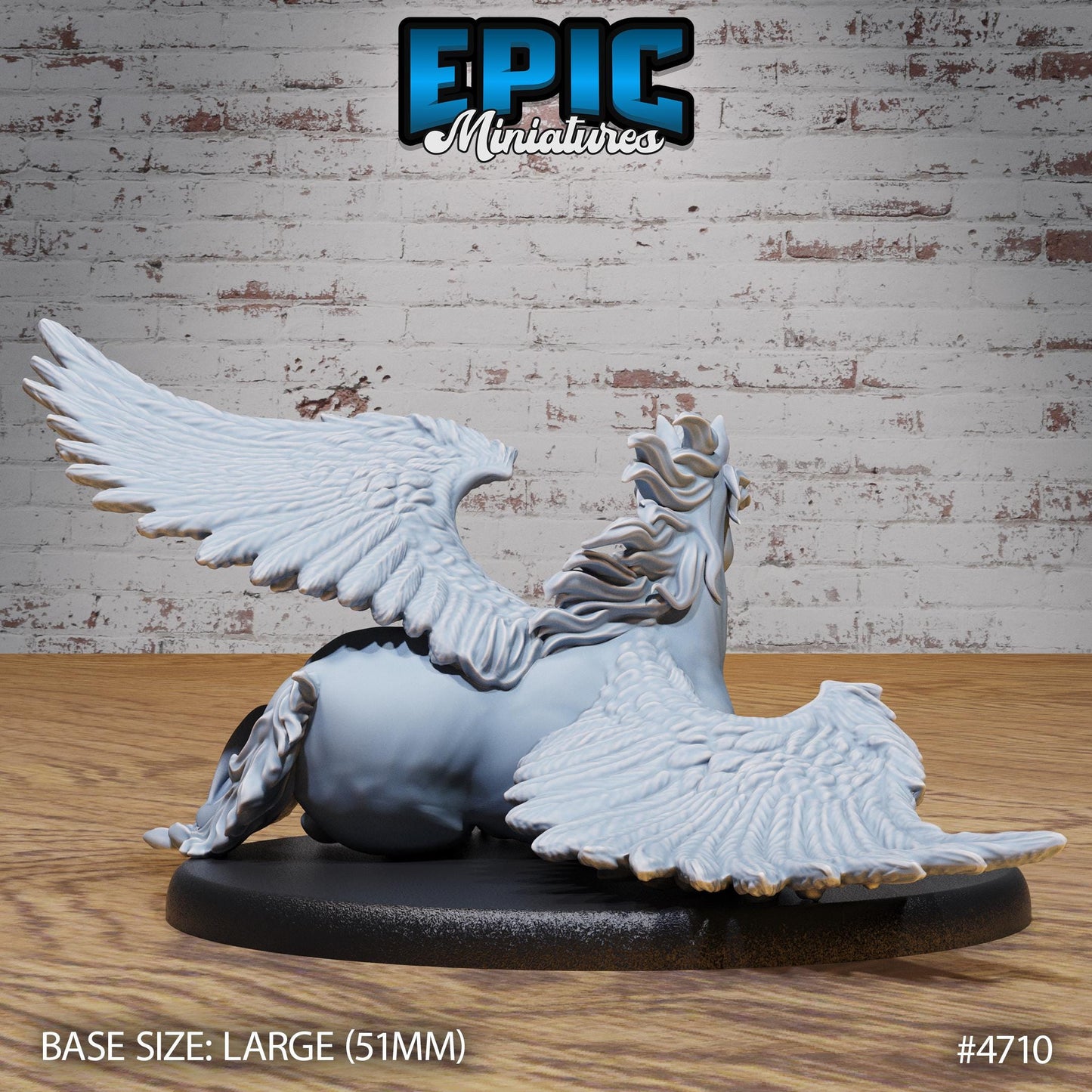 Unicorn, Winged (2 Variants) - Epic Miniatures