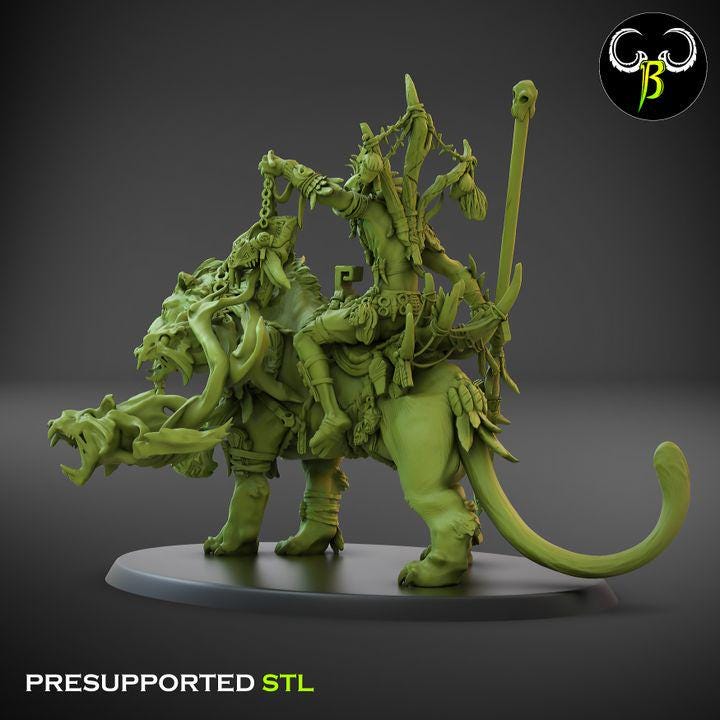 Remo'Jai, Jungle Hunter - Clay Beast Creations