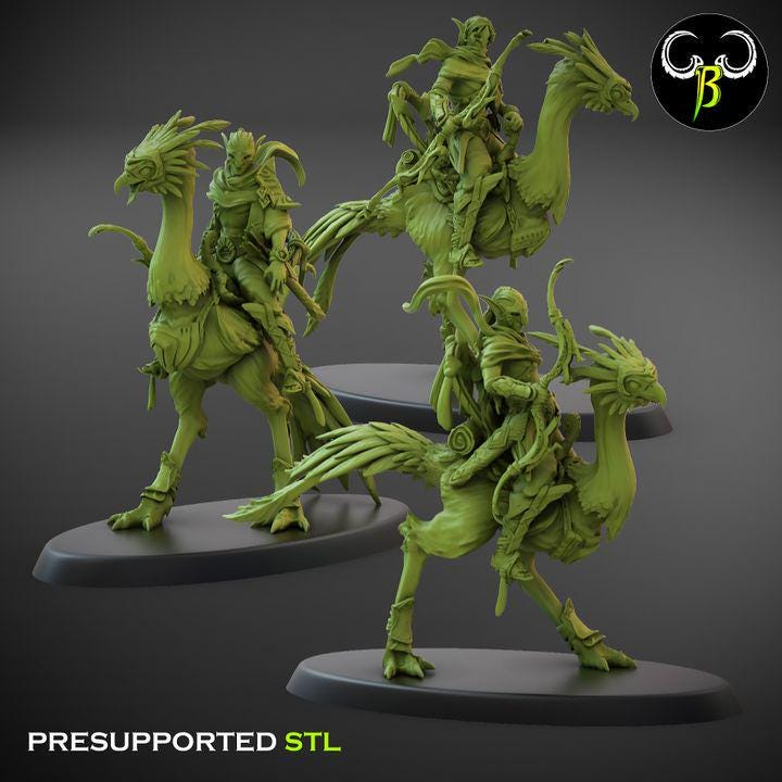 Sand Runners, Bow Squad 1 (3 Variants Available) - Clay Beast Creations