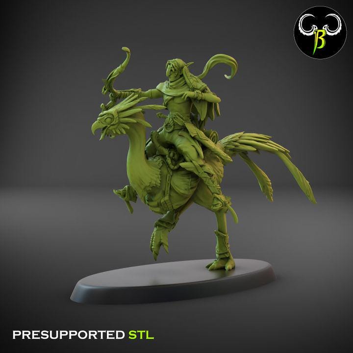 Sand Runners, Bow Squad 2 (3 Variants Available) - Clay Beast Creations