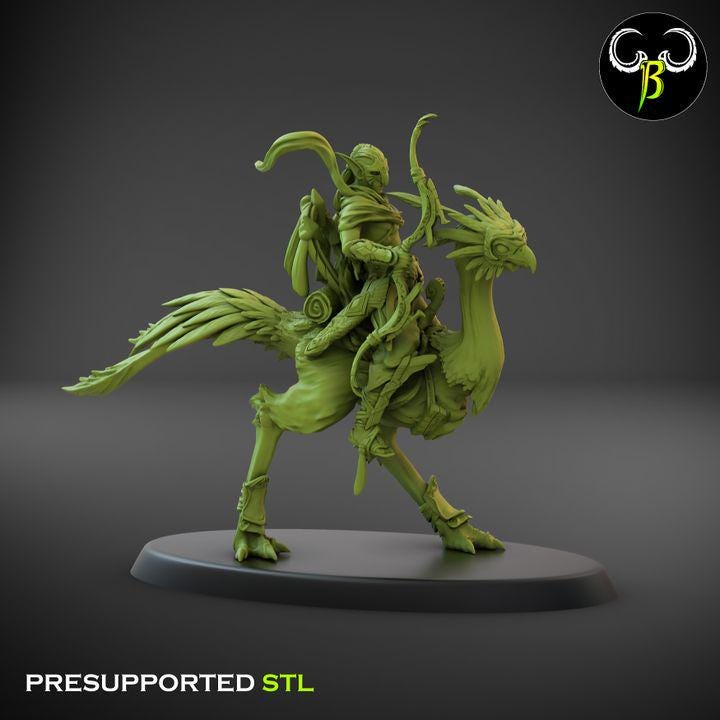 Sand Runners, Bow Squad 1 (3 Variants Available) - Clay Beast Creations