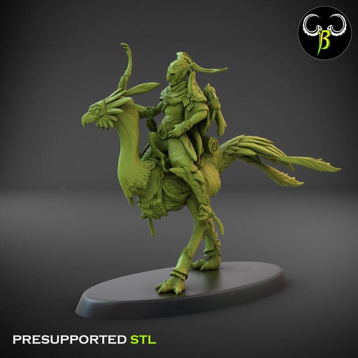 Sand Runners, Bow Squad 1 (3 Variants Available) - Clay Beast Creations
