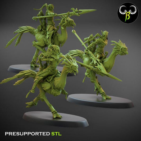 Sand Runners, Lance Squad 2 (3 Variants Available) - Clay Beast Creations
