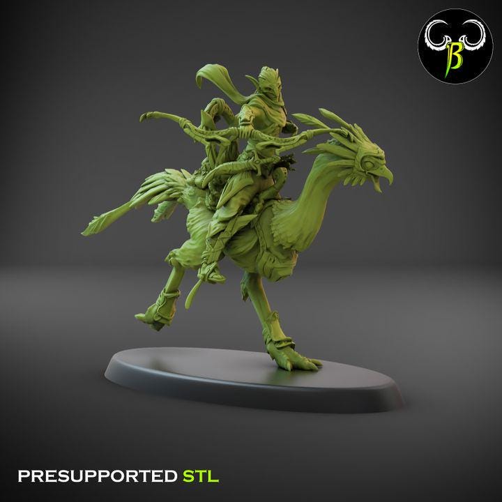 Sand Runners, Bow Squad 2 (3 Variants Available) - Clay Beast Creations
