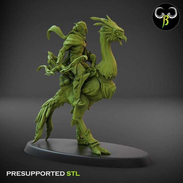 Sand Runners, Bow Squad 1 (3 Variants Available) - Clay Beast Creations