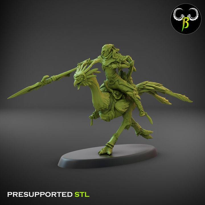 Sand Runners, Lance Squad 2 (3 Variants Available) - Clay Beast Creations