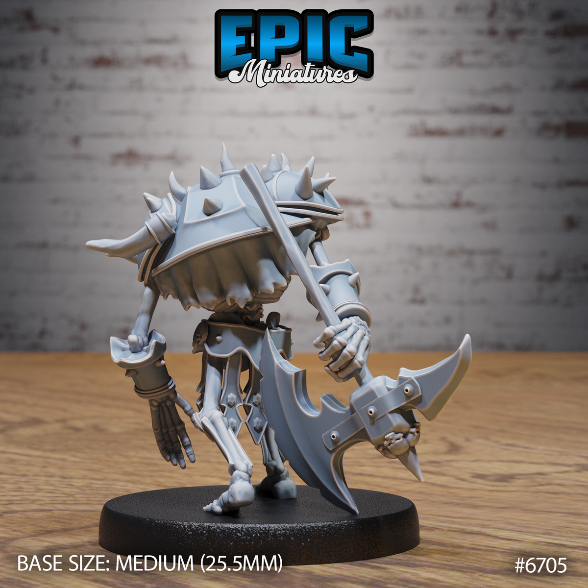Evil Skeleton (3 Variants Available) - Epic Miniatures