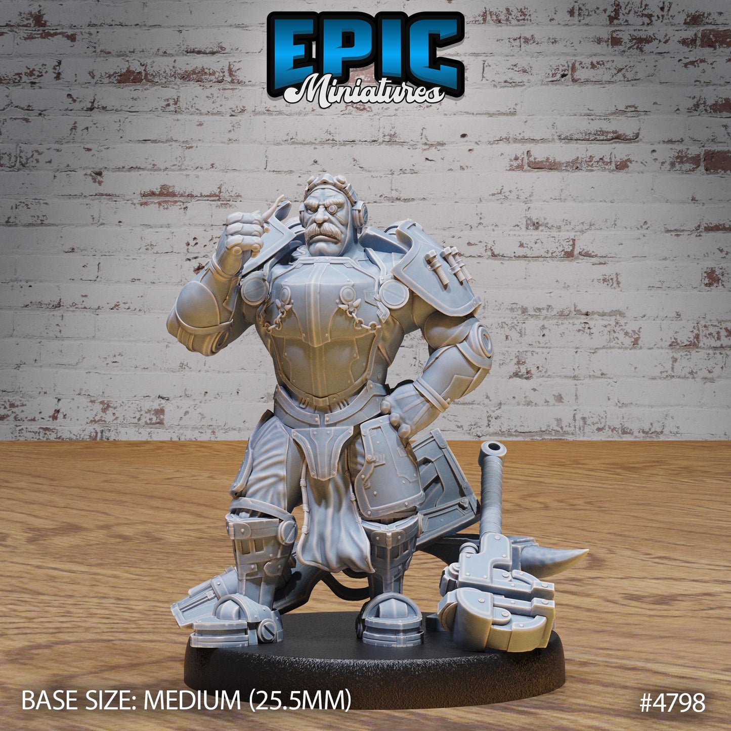 Tinkerer Knight (3 Variants Available) - Epic Miniatures