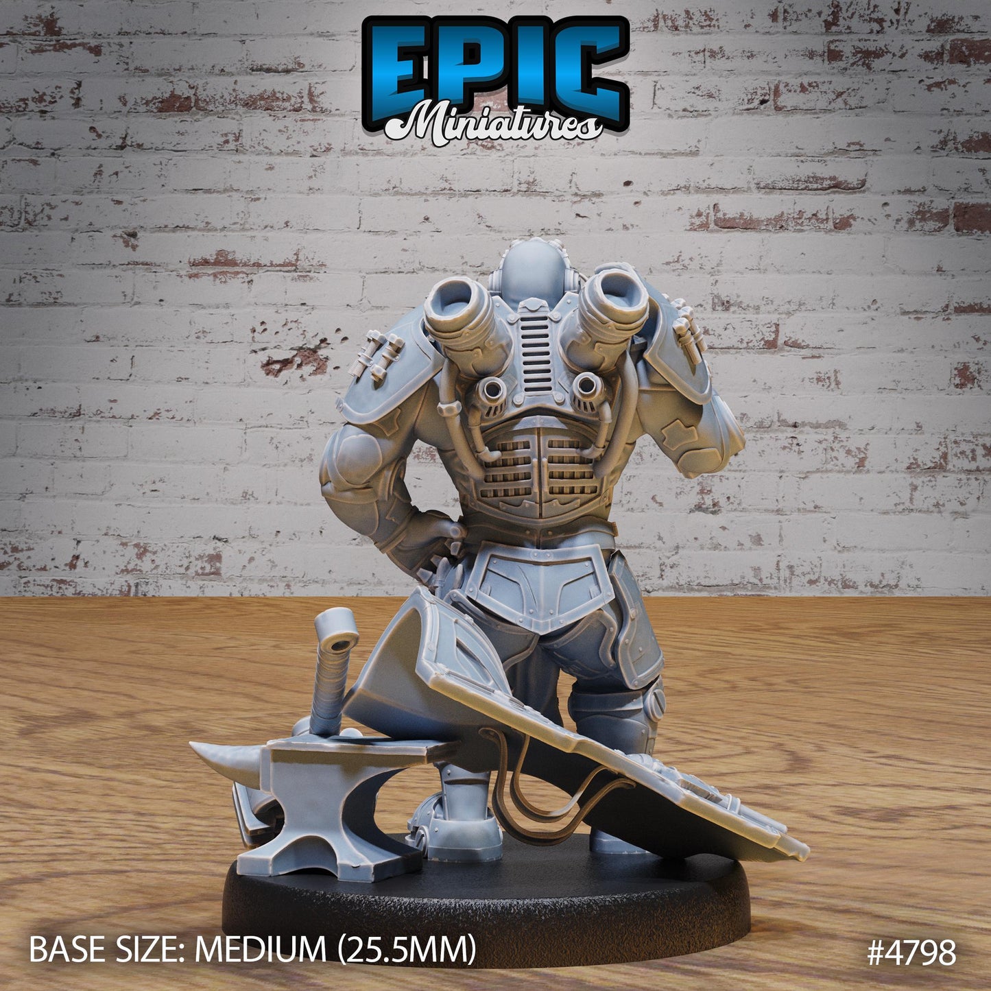 Tinkerer Knight (3 Variants Available) - Epic Miniatures