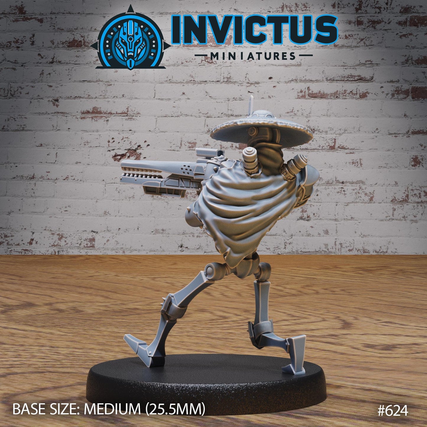 Robot Poacher (3 Variants Available) - Invictus Miniatures