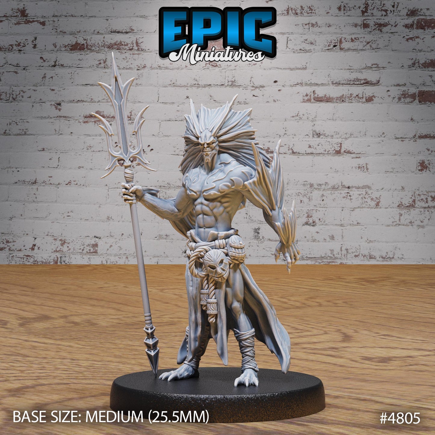 Atlantean Merfolk (3 Variants Available) - Epic Miniatures