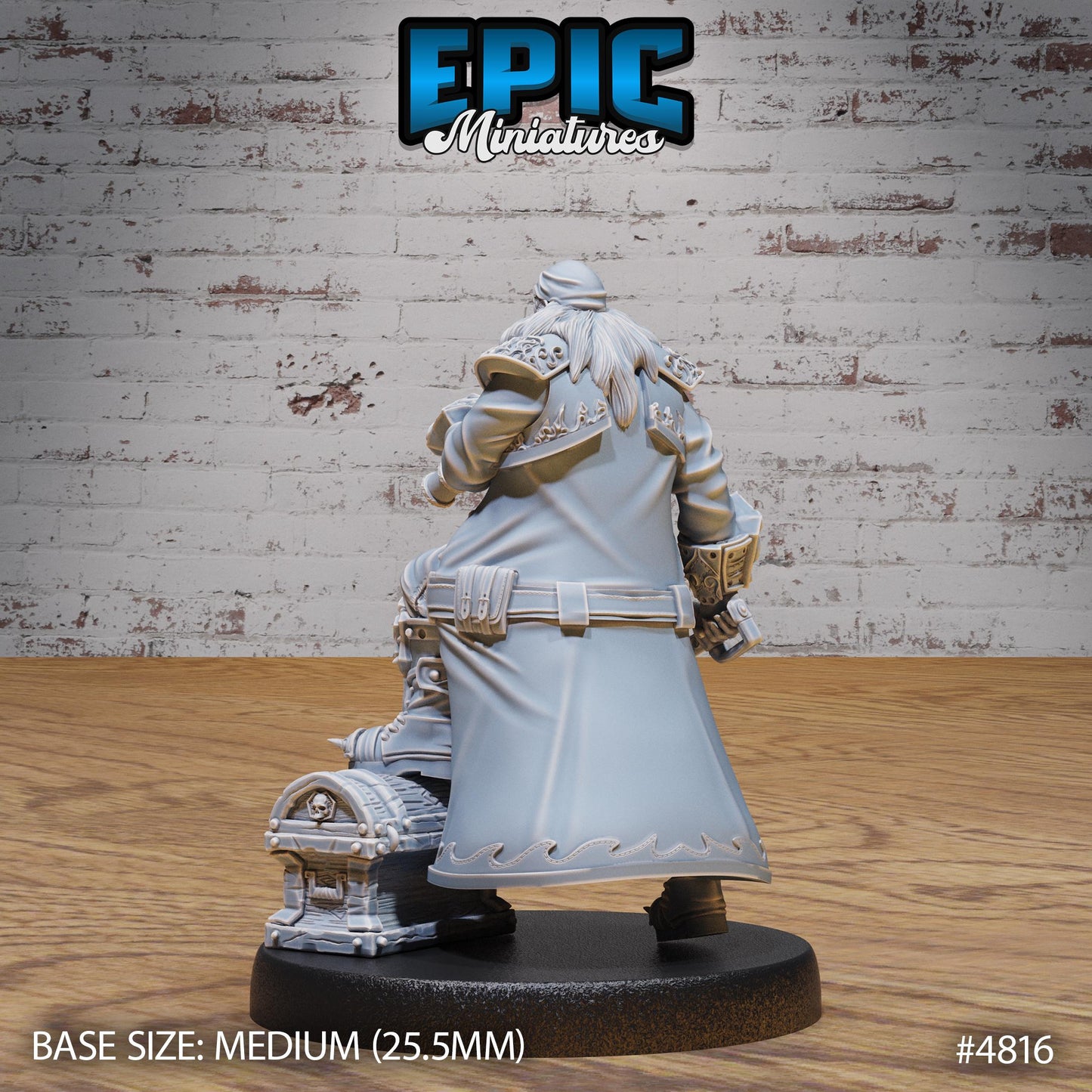 Pirate Captain Barbarossa (3 Variants Available) - Epic Miniatures