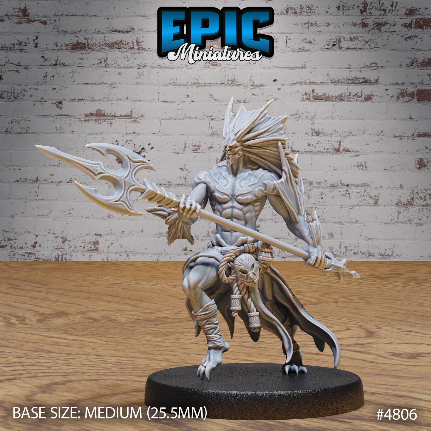 Atlantean Merfolk (3 Variants Available) - Epic Miniatures
