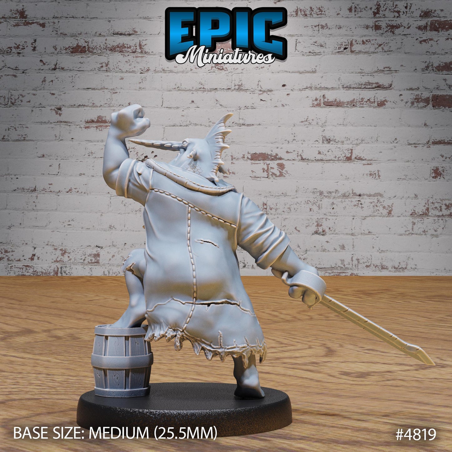 Sawhead Pirate (3 Variants Available) - Epic Miniatures