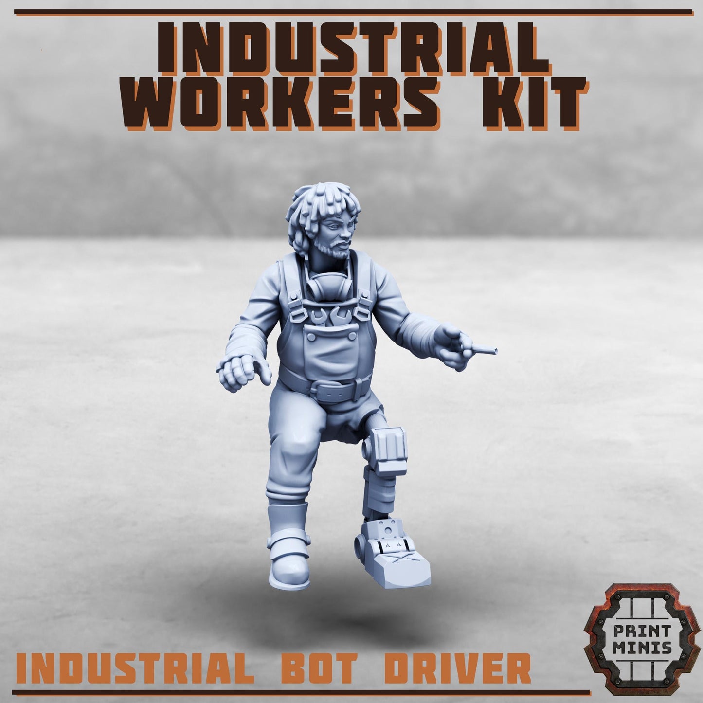 Industrial Bot Driver - Print Minis