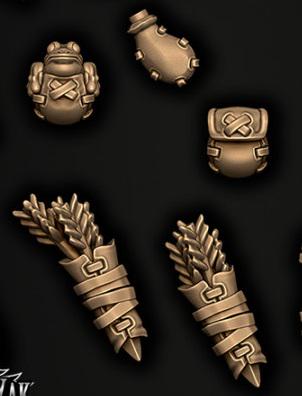 Cankergit Trinkets, Customisation Pack (5 Variants Available) - Battle Yak