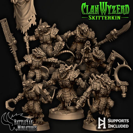 Clan Wyzerd Skitterkin - Gutterblades (7 Variants Available) - Battle Yak