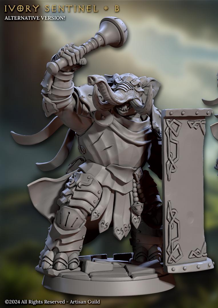 Ivory Sentinels, Set I (6 Variants Available) - Artisan Guild
