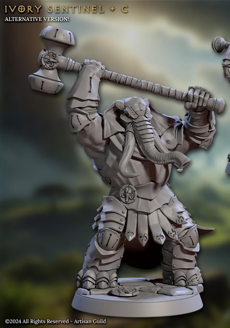 Ivory Sentinels, Set I (6 Variants Available) - Artisan Guild