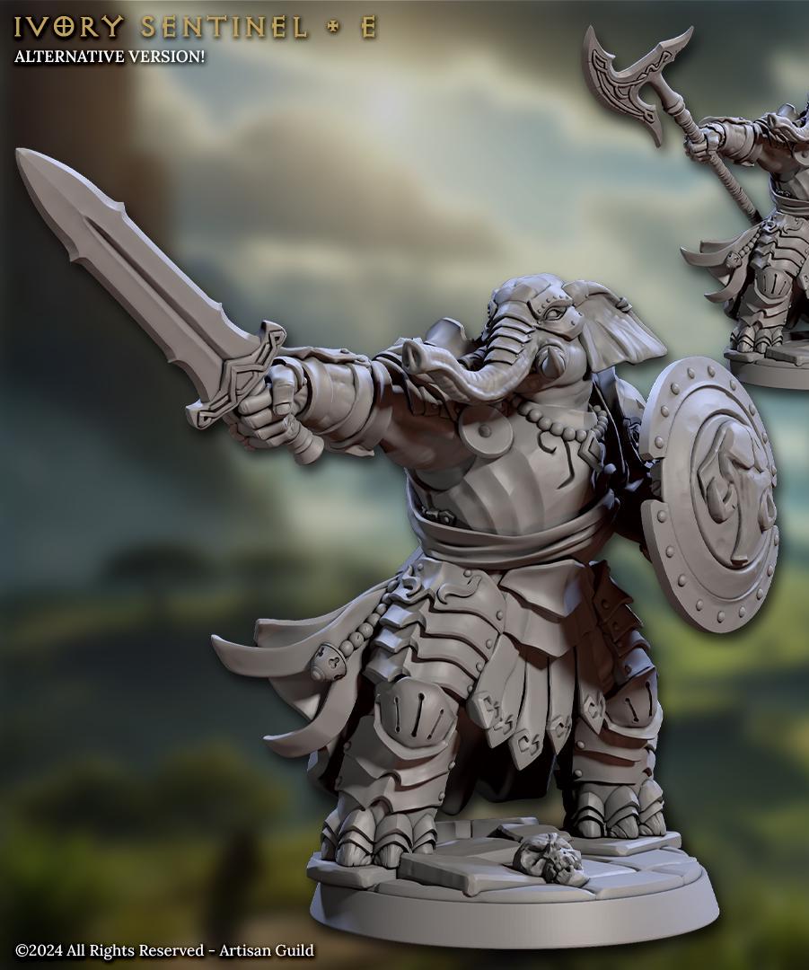 Ivory Sentinels, Set I (6 Variants Available) - Artisan Guild