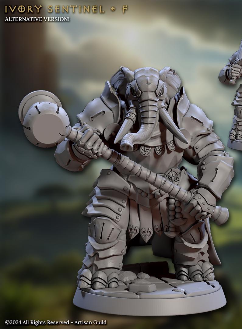 Ivory Sentinels, Set I (6 Variants Available) - Artisan Guild