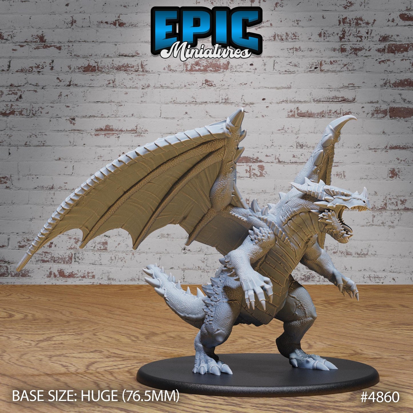 Bipedal Dragons (4 Variants Available) - Epic Miniatures