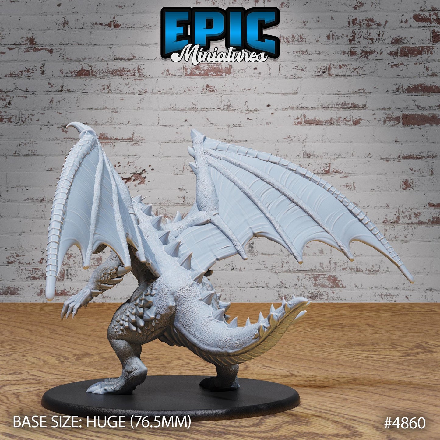 Bipedal Dragons (4 Variants Available) - Epic Miniatures