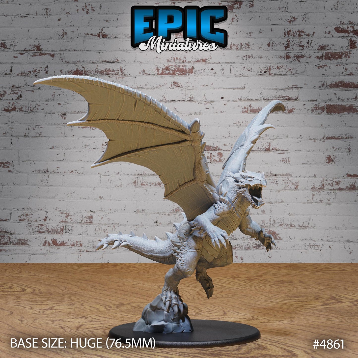 Bipedal Dragons (4 Variants Available) - Epic Miniatures
