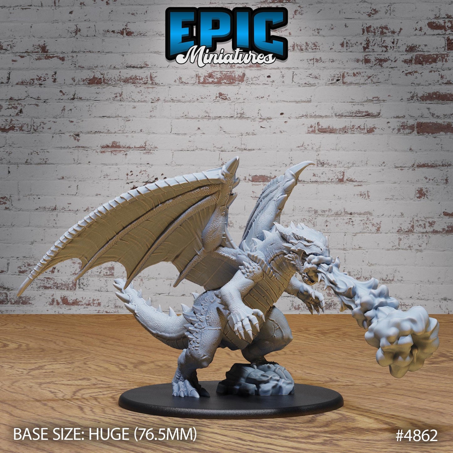 Bipedal Dragons (4 Variants Available) - Epic Miniatures