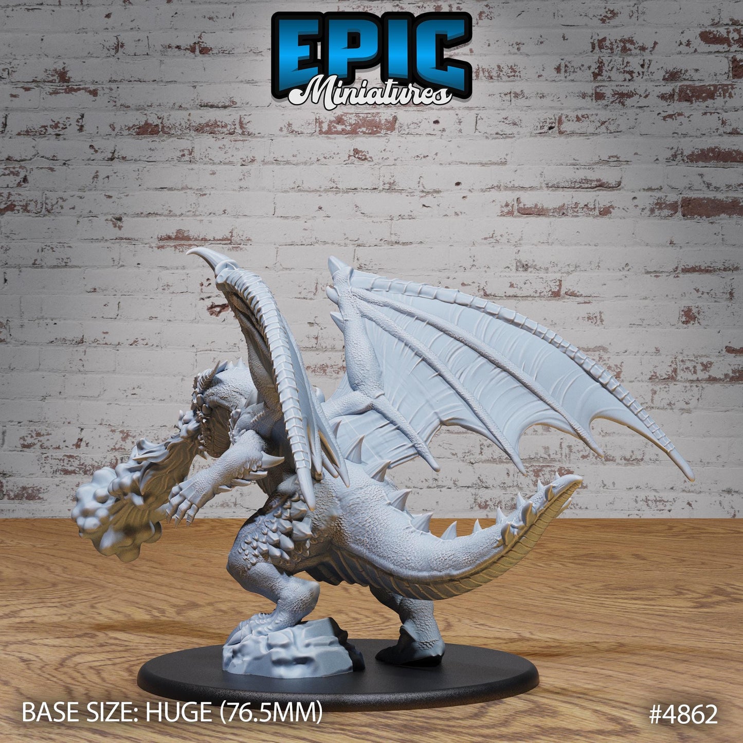 Bipedal Dragons (4 Variants Available) - Epic Miniatures