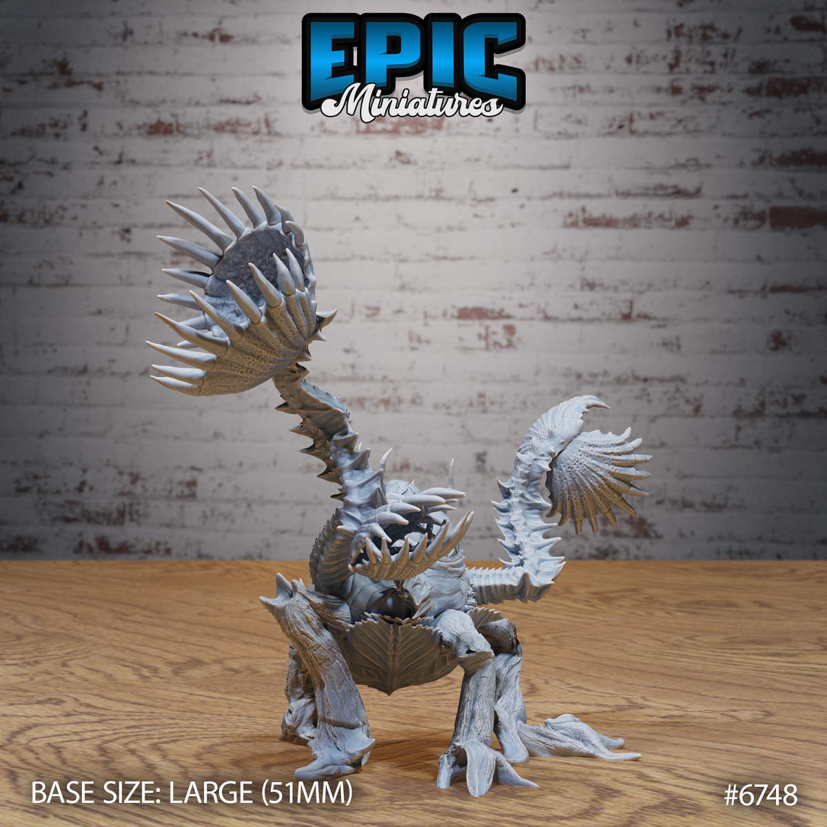 Giga Flytrap, Animated Carnivorous Plant (3 Variants Available) - Epic Miniatures