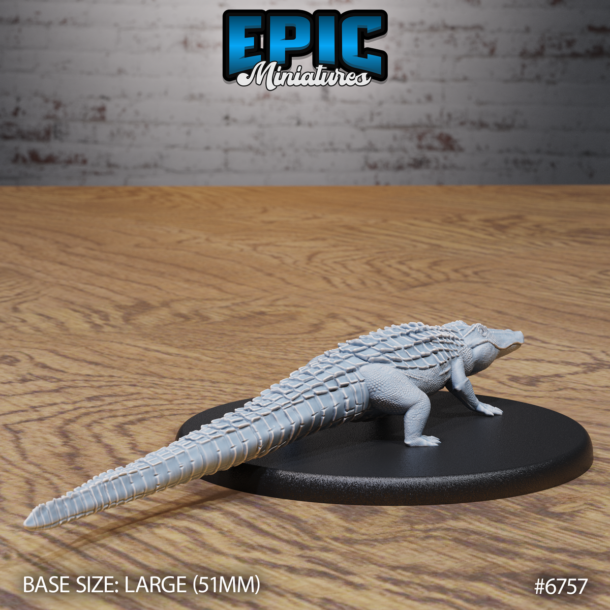 Alligator (2 Variants Available) - Epic Miniatures