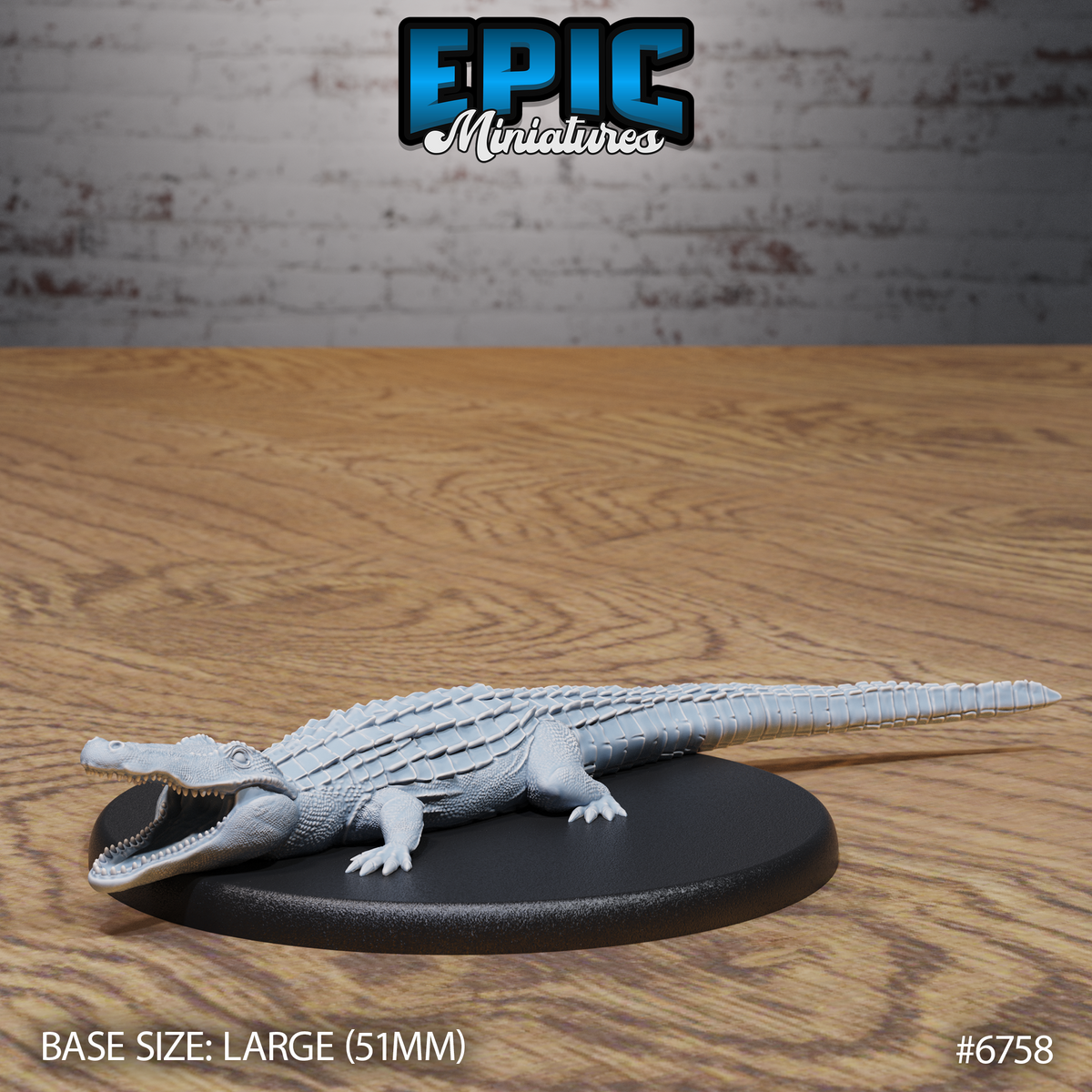 Alligator (2 Variants Available) - Epic Miniatures
