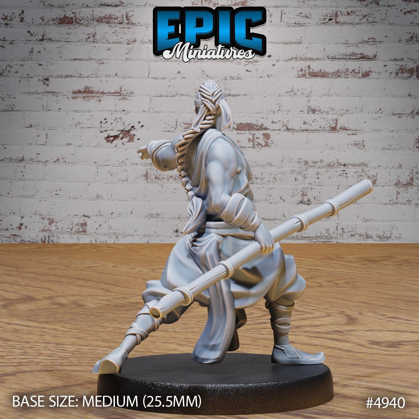 Martial Arts Monk (3 Variants Available) - Epic Miniatures