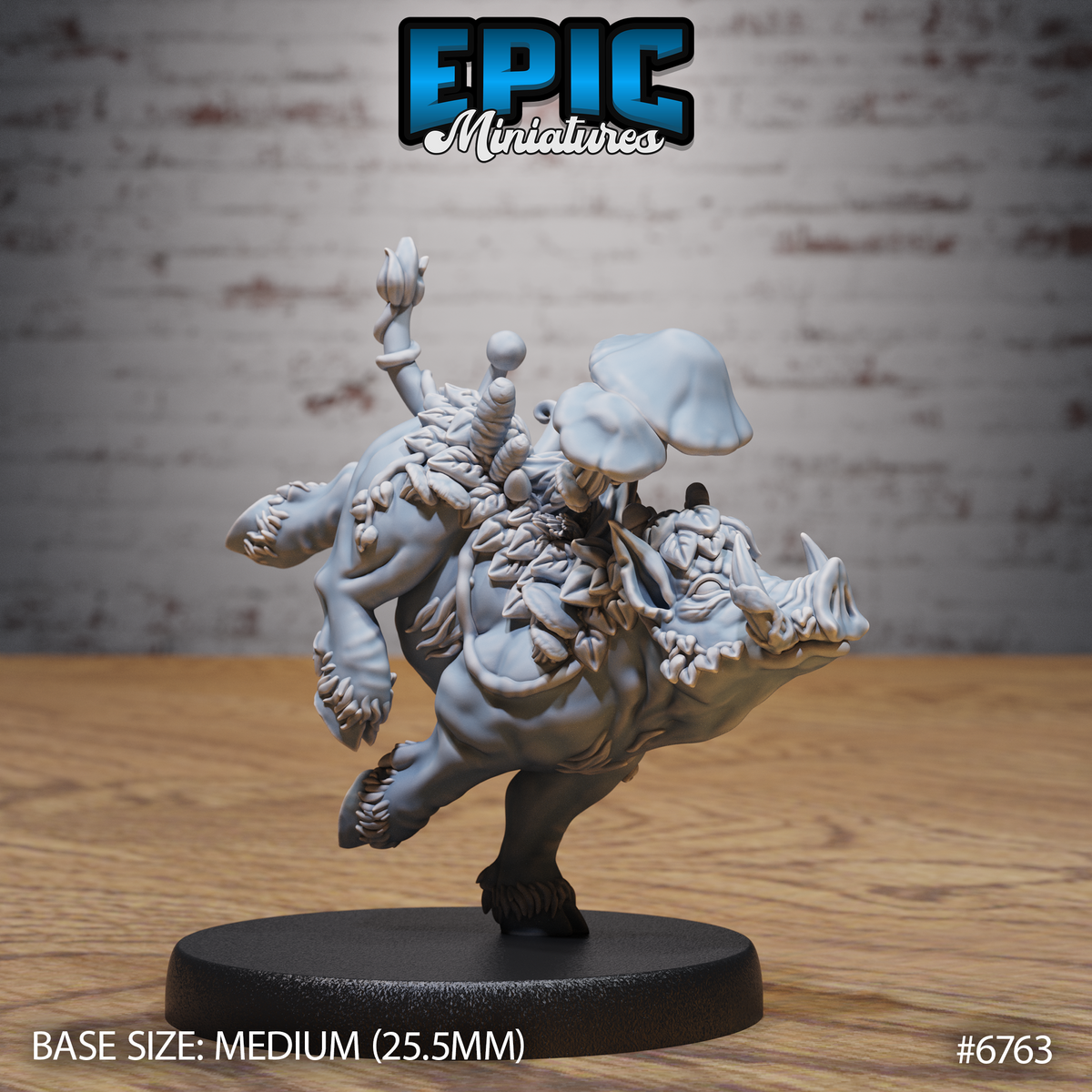 Mushroom Boar (3 Variants Available) - Epic Miniatures