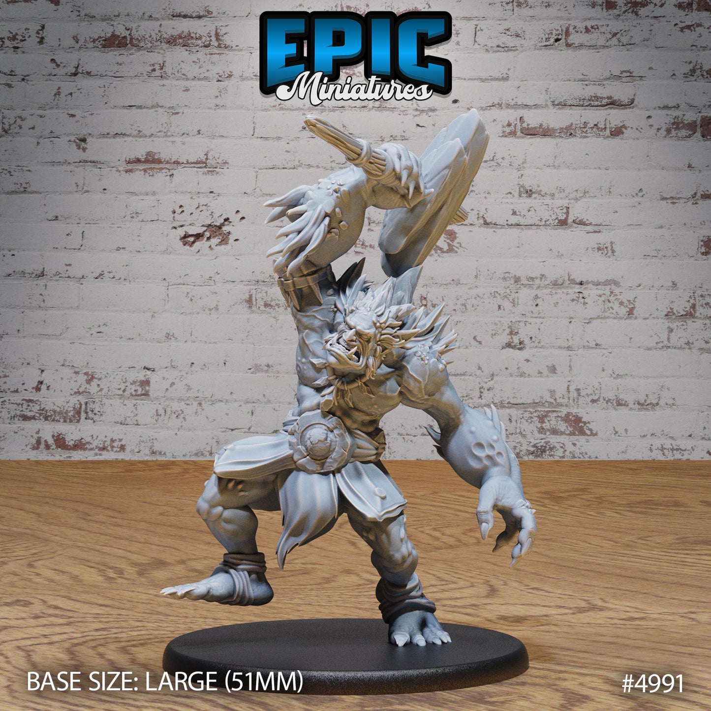 Savage Troll (3 Variants Available) - Epic Miniatures