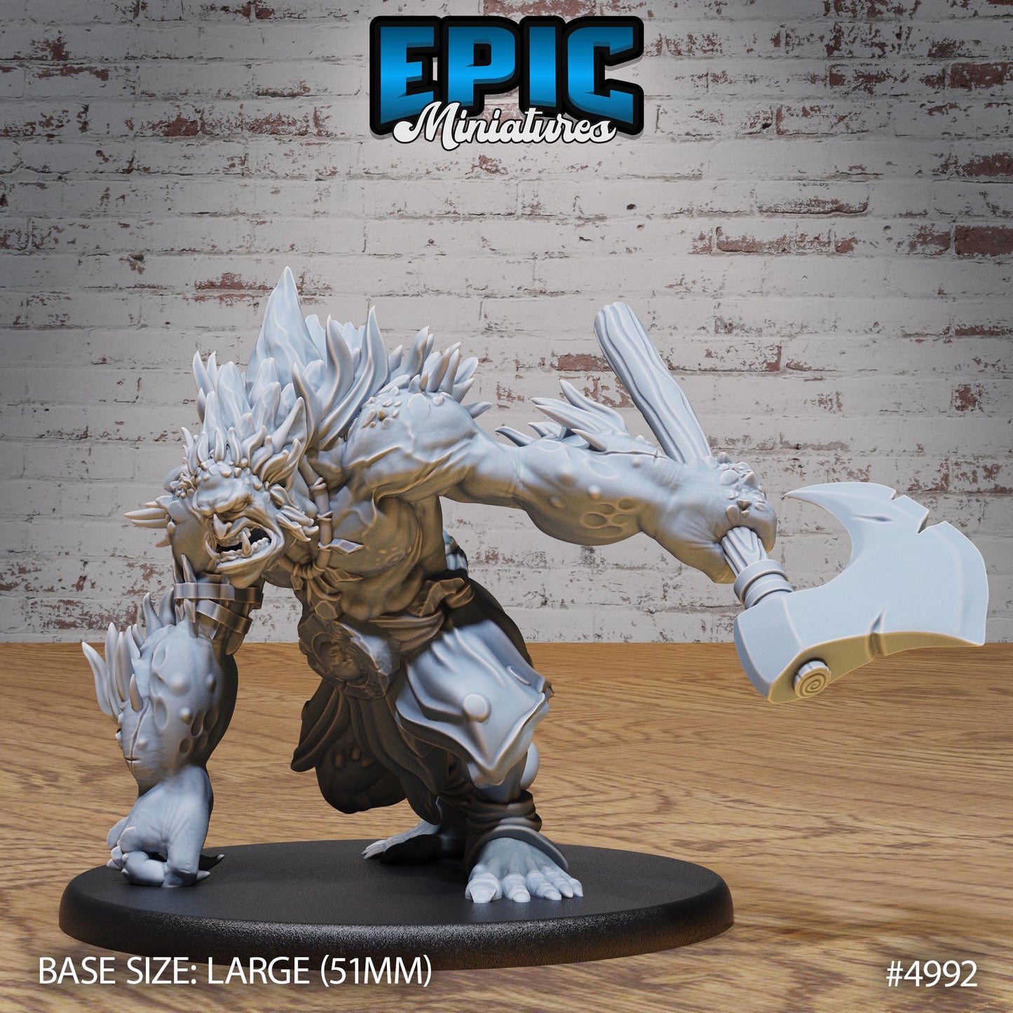 Savage Troll (3 Variants Available) - Epic Miniatures