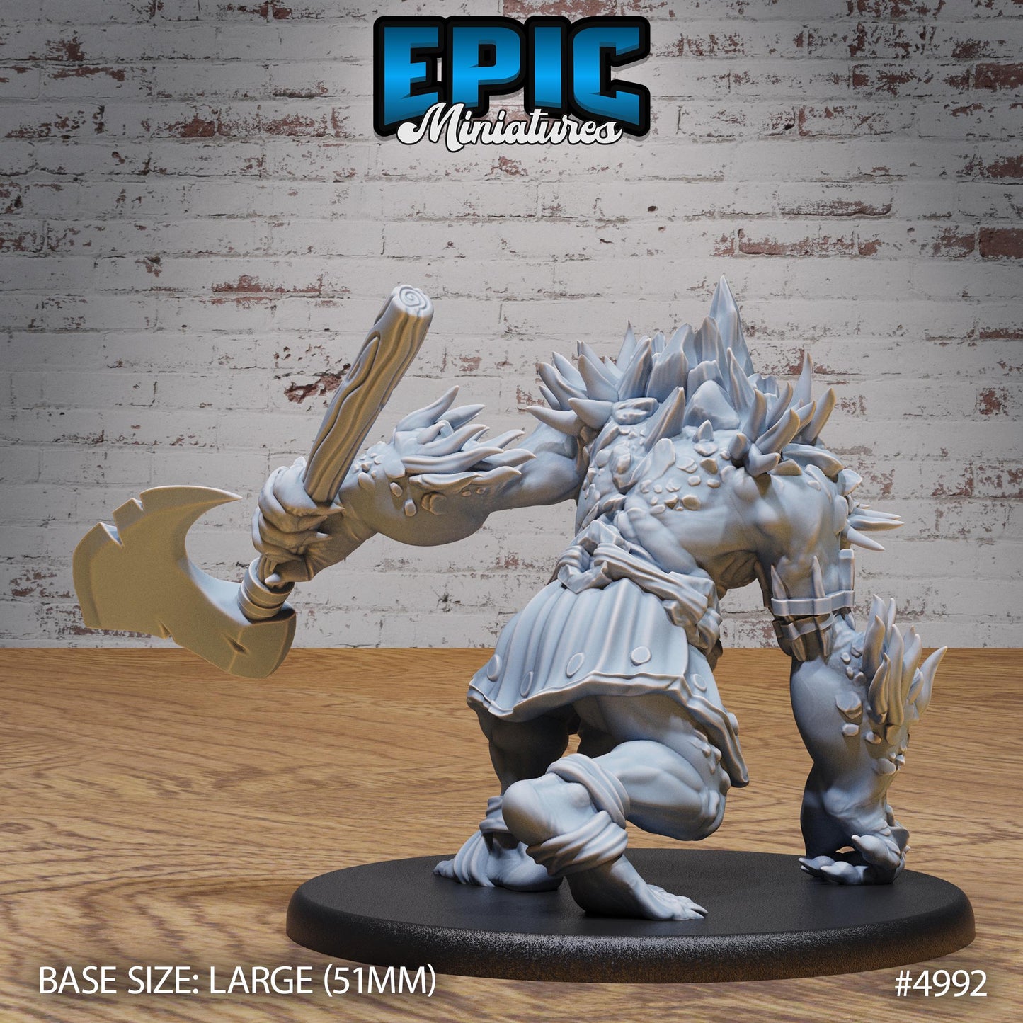 Savage Troll (3 Variants Available) - Epic Miniatures