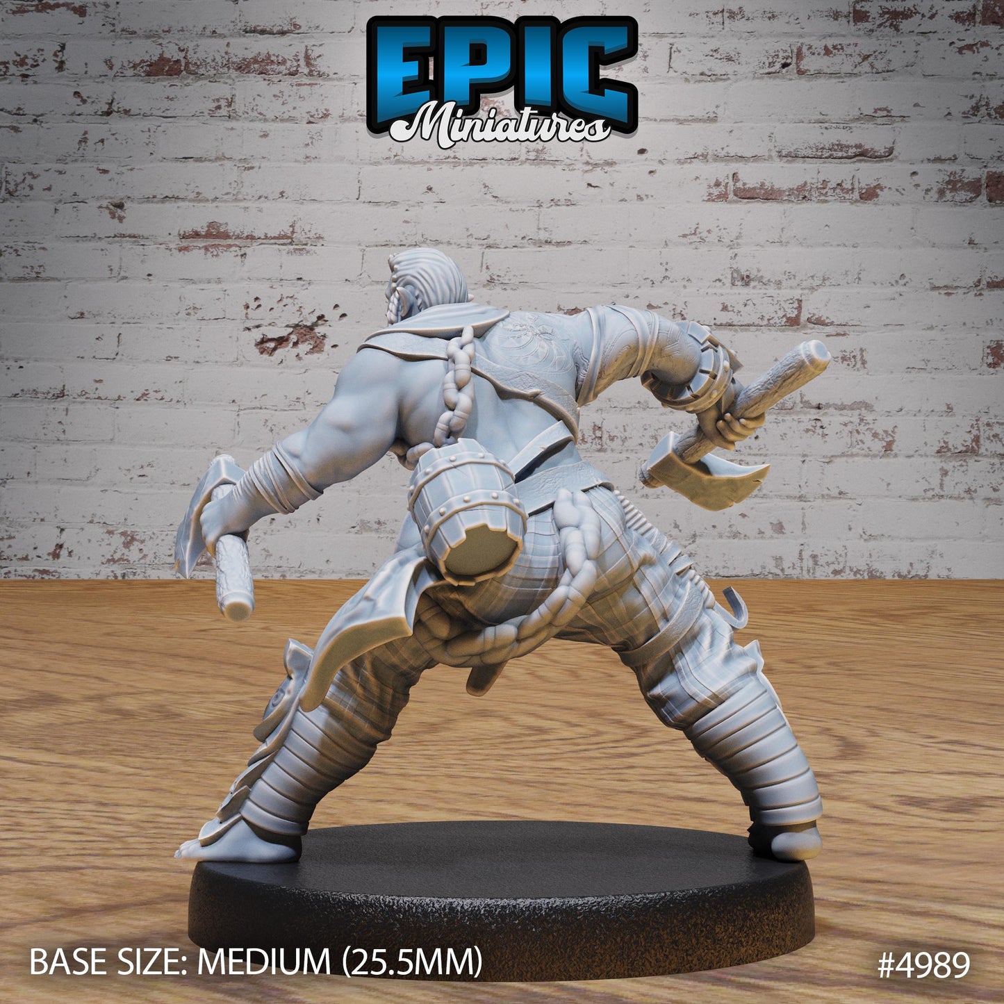 Half Orc Adventurer (3 Variants Available) - Epic Miniatures