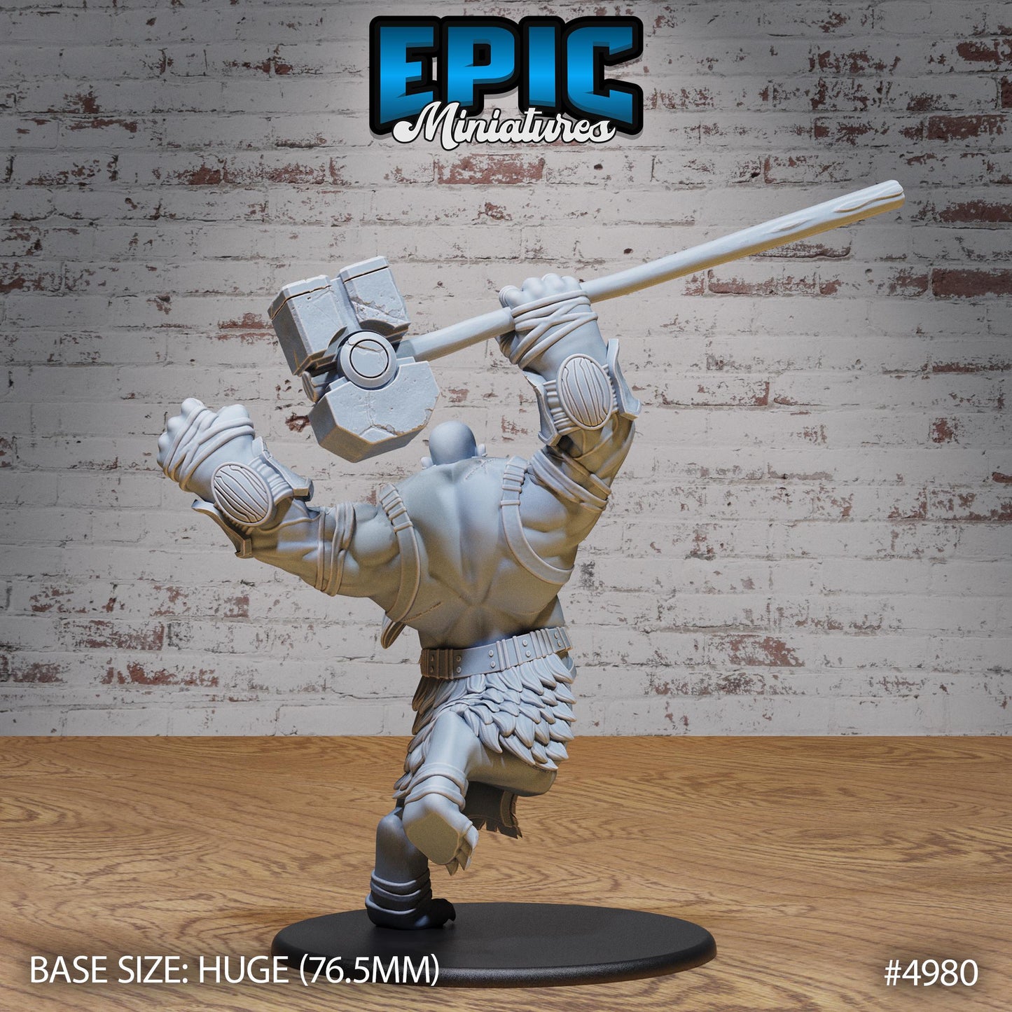 Hill Giant Smasher (3 Variants Available) - Epic Miniatures