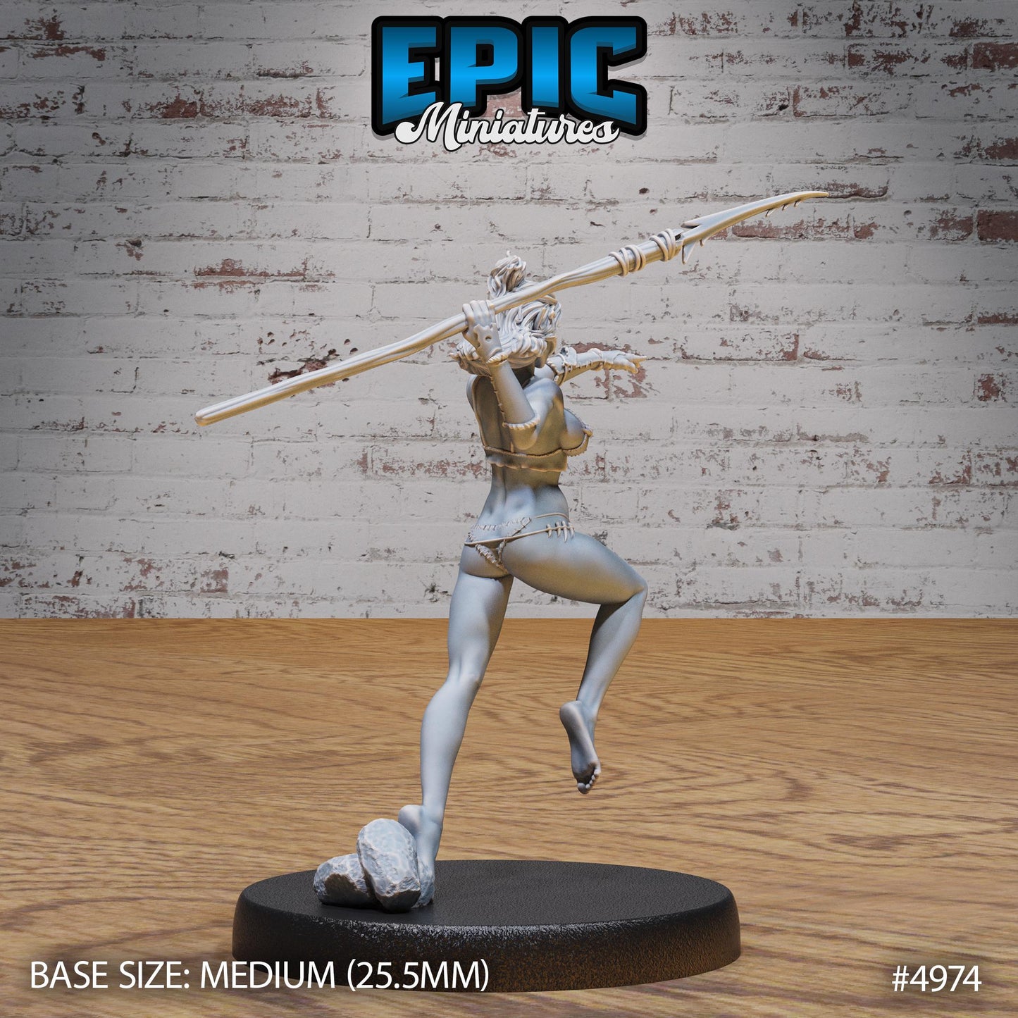 Orc Fisher Female (3 Variants Available) - Epic Miniatures