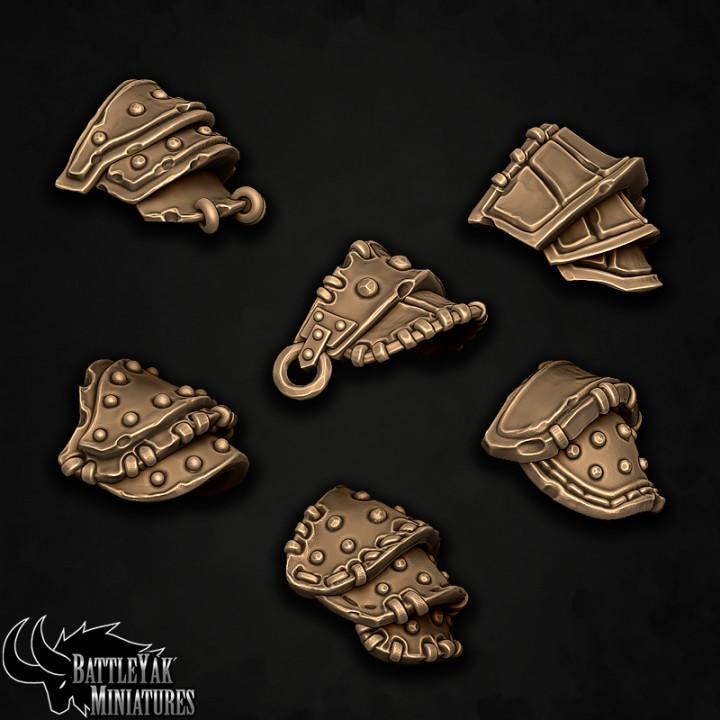 Grolkaur Pauldrons, Customisation Pack (6 Variants Available) - Battle Yak