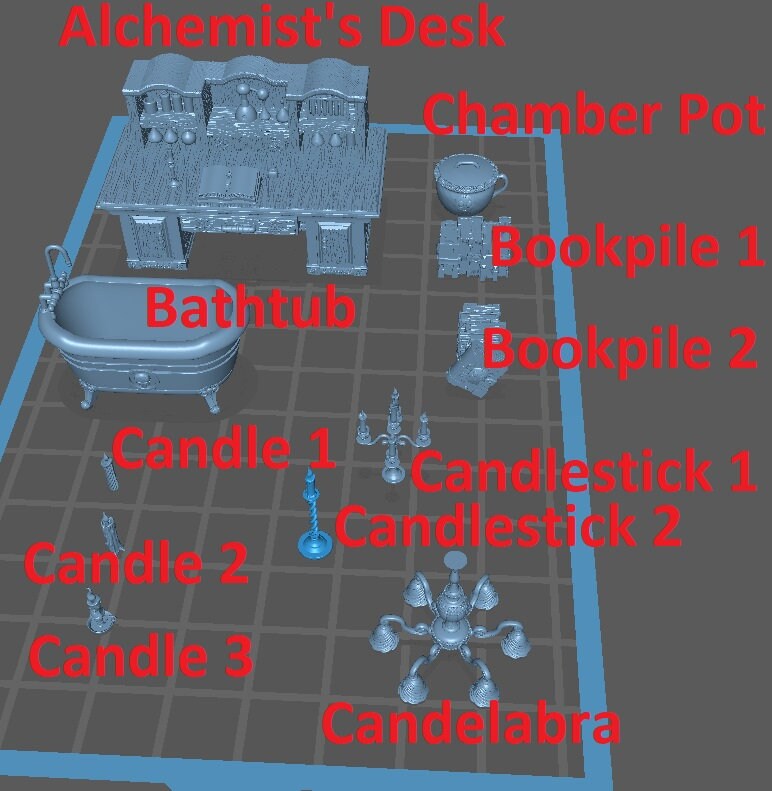 Vampire Castle Scatter, Terrain Kit (12mm Scale) - Epic Miniatures