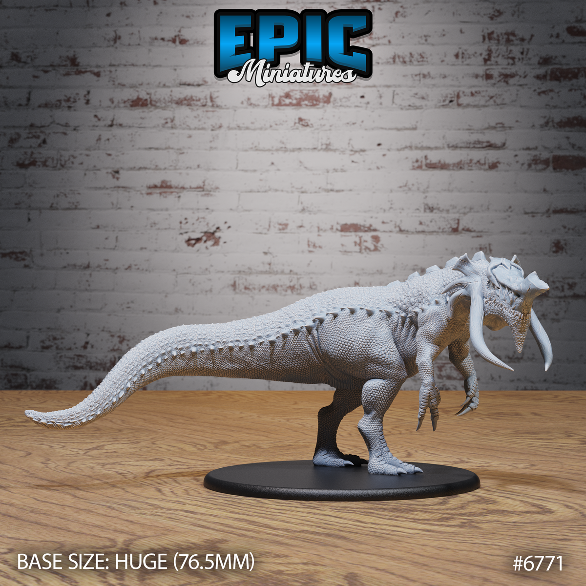 Boneskull Rex, Fantasy Dinosaur (4 Variants Available) - Epic Miniatures