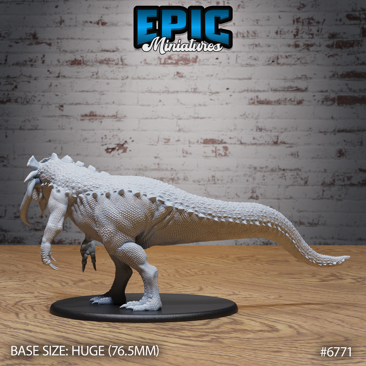 Boneskull Rex, Fantasy Dinosaur (4 Variants Available) - Epic Miniatures