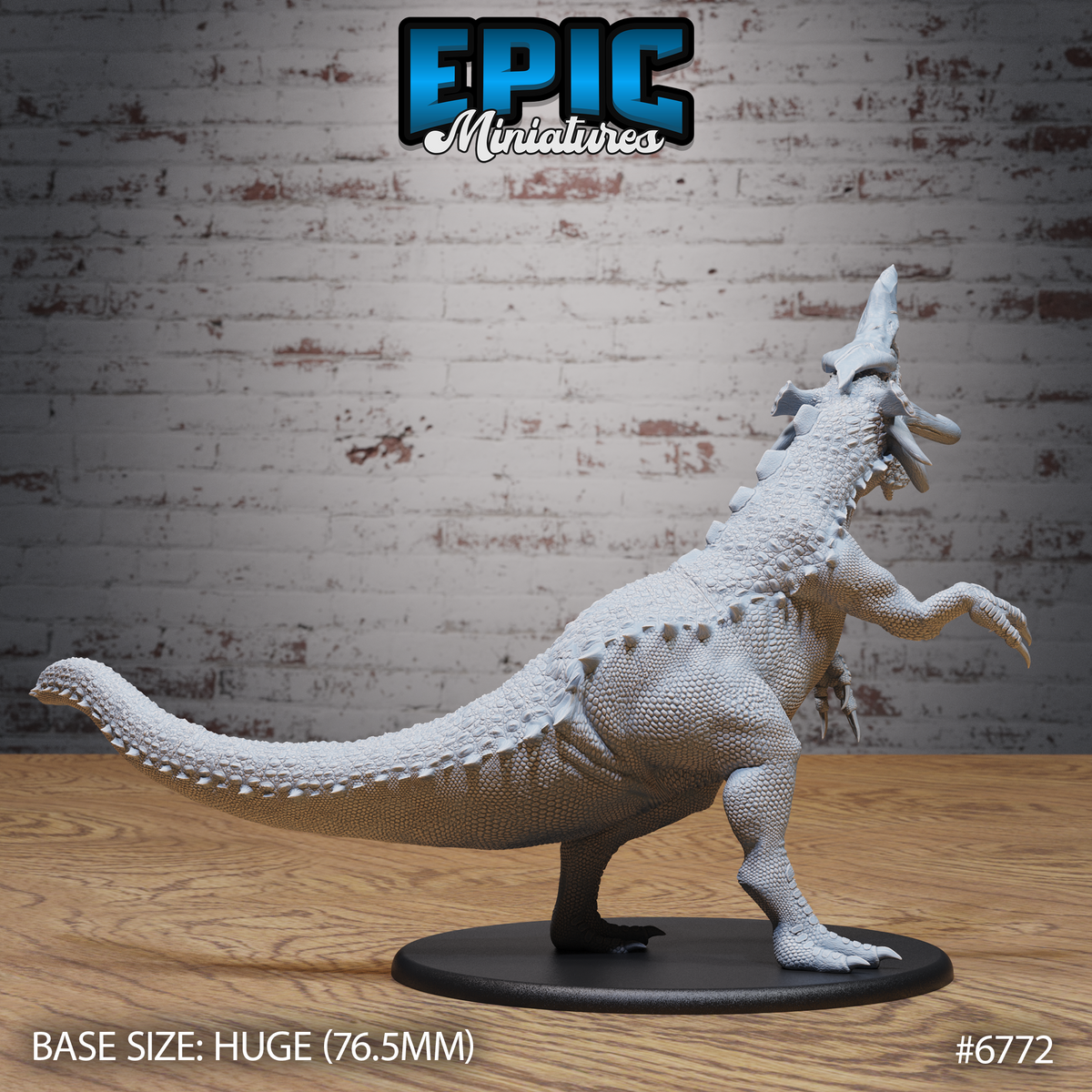 Boneskull Rex, Fantasy Dinosaur (4 Variants Available) - Epic Miniatures