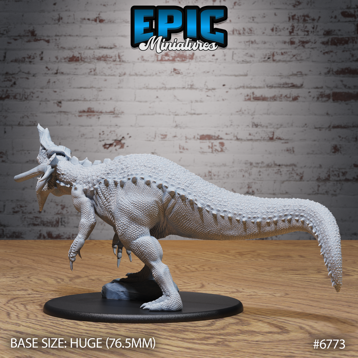 Boneskull Rex, Fantasy Dinosaur (4 Variants Available) - Epic Miniatures